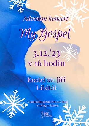obrázek Adventní koncert My Gospel 3/12/2023 v 16h v kostele sv. Jiří