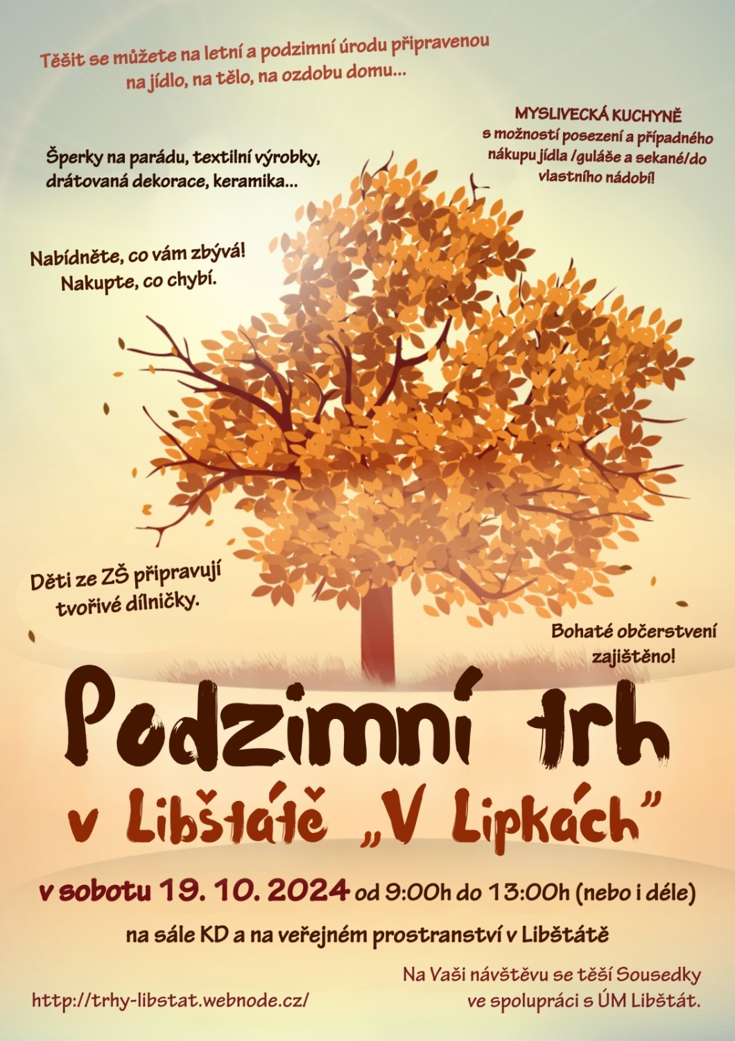 PODZIMNÍ TRH V LIBŠTÁTĚ "V LIPKÁCH" 2024